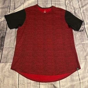 Men's Red & Black Jordan T Shirt